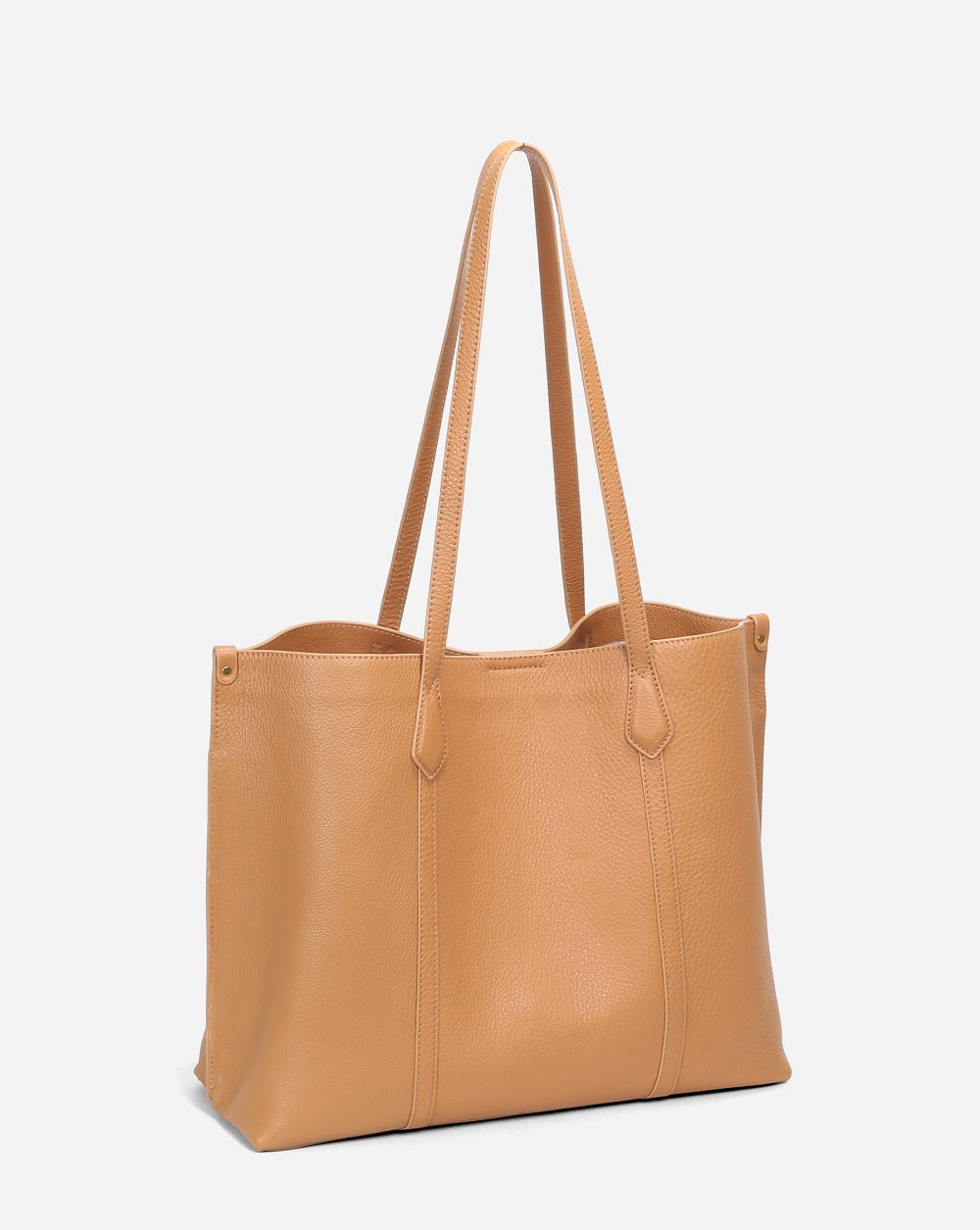 real leather tote bag