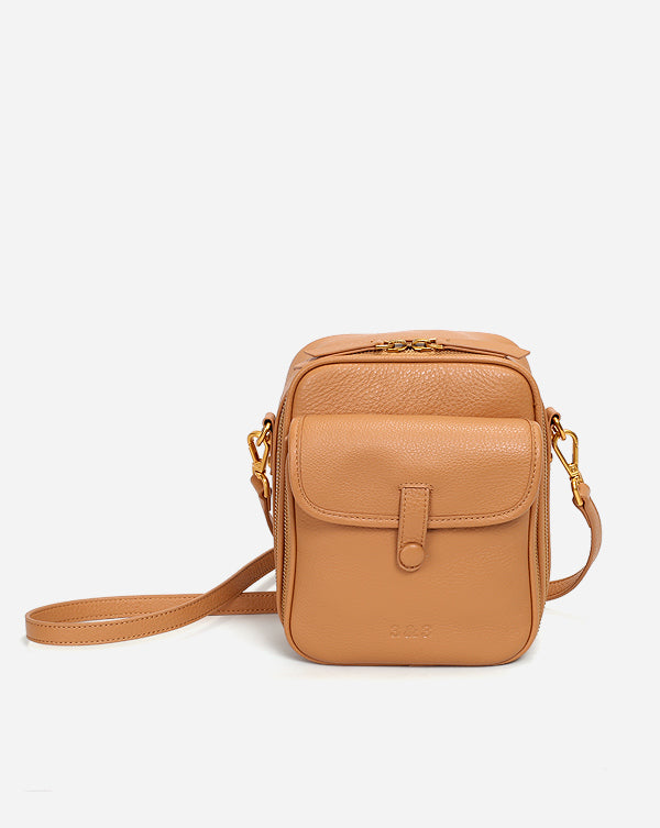 azalea genuine leather crossbody bag