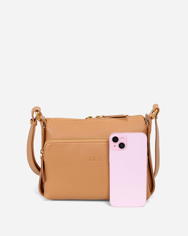 real leather crossbody bag