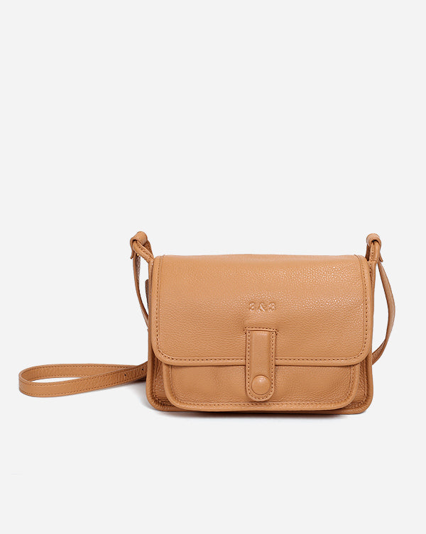 Daisy crossbody leather bag